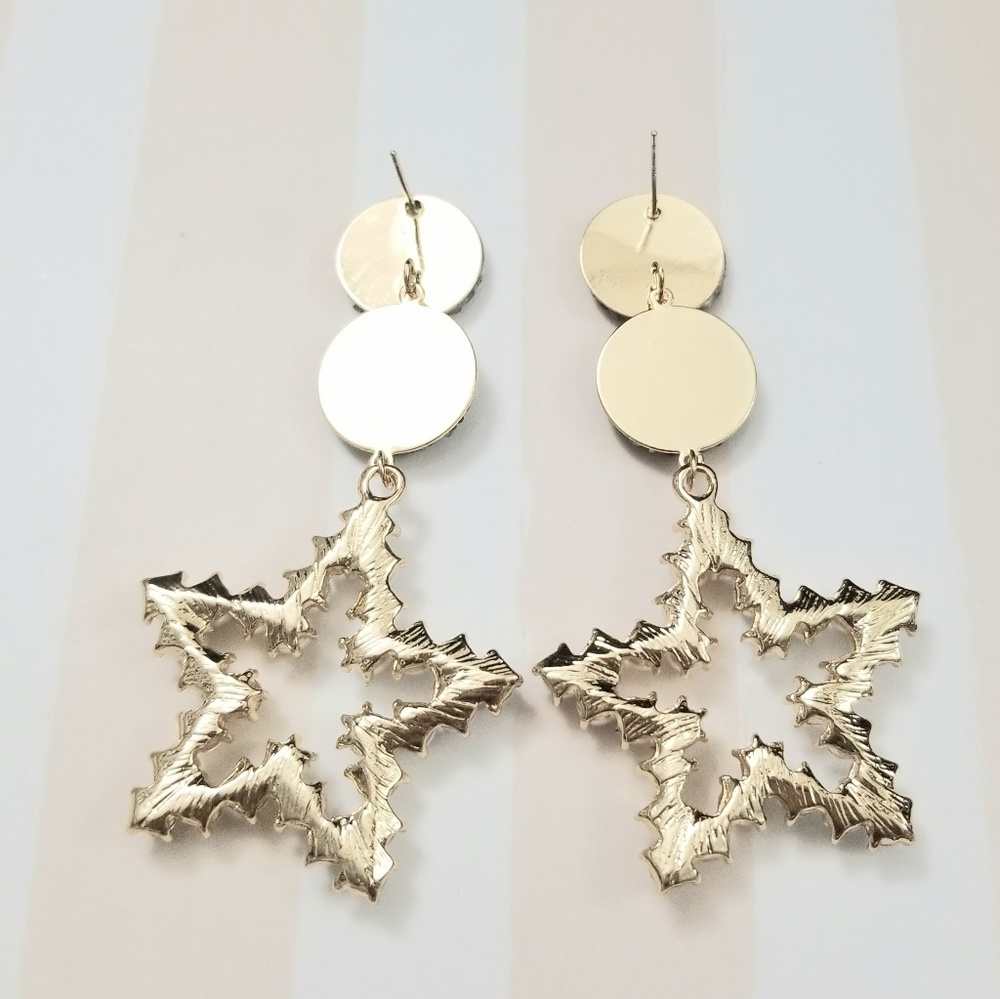 🍒S925 POST🍒 STARRY DROP EARRINGS - Picture 5 of 5